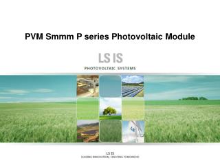 PVM Smmm P series Photovoltaic Module