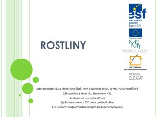 rostliny