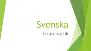 Svenska