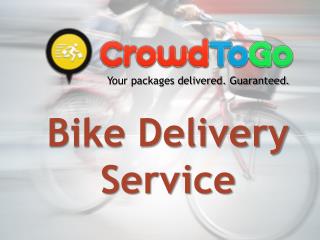 Crowd to Go : Bike Delivery Service