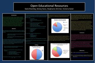 Open Educational Resources Katie Brantley, Kelsey Kane, Stephanie Zimmer, Victoria Geier