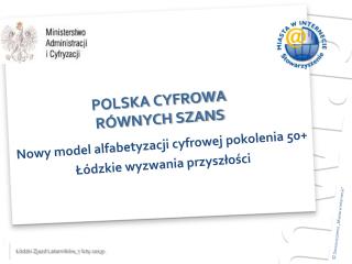 POLSKA CYFROWA RÓWNYCH SZANS