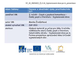 VY_32_INOVACE_Čj.3.14_Vyjmenovaná slova po m_prezentace