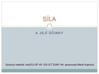 SÍLA