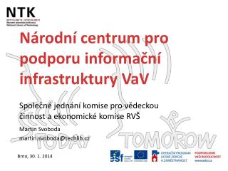 Národní centrum pro podporu informační infrastruktury VaV