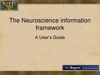 The Neuroscience information framework