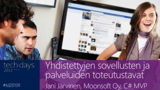 Yhdistettyjen sovellusten ja palveluiden toteutustavat