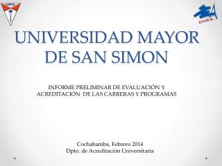 UNIVERSIDAD MAYOR DE SAN SIMON