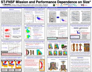 ST-FNSF Mission and Performance Dependence on Size*