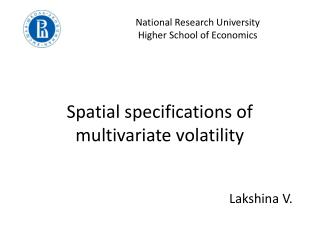 Spatial specifications of multivariate volatility