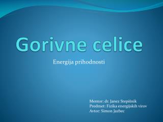 Gorivne celice