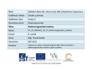 Elektromagnetická indukce