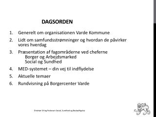 Dagsorden