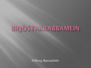 Brjóstakrabbamein