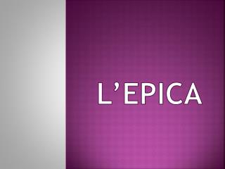 L’EPICA