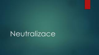 Neutralizace