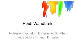 Heidi Wandbæk