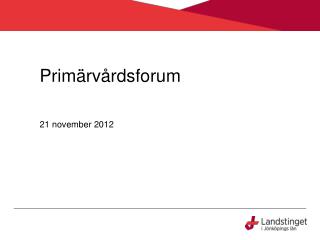 Primärvårdsforum