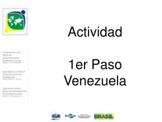 Actividad 1er Paso Venezuela