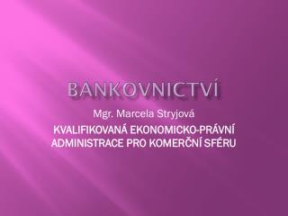 BANKOVNICTVÍ