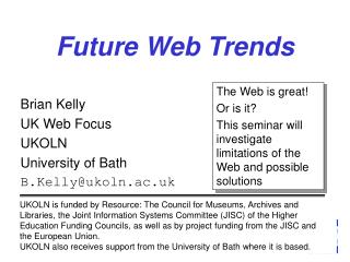 Future Web Trends