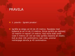 PRAVILA