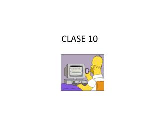 CLASE 10