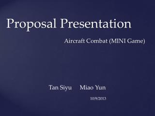 Proposal Presentation