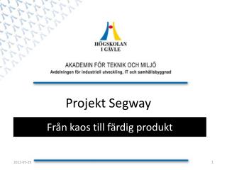 Projekt Segway