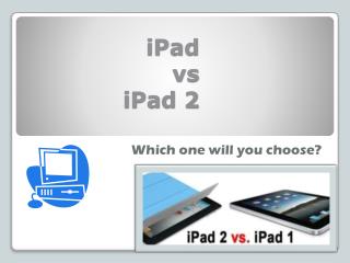 iPad vs iPad 2