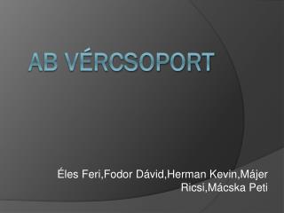AB vércsoport