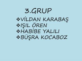 3.GRUP