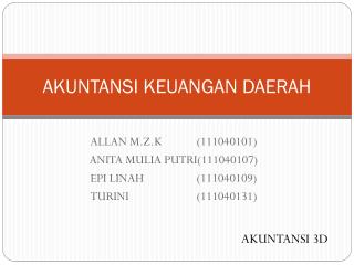 AKUNTANSI KEUANGAN DAERAH
