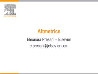 Altmetrics