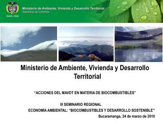 Ministerio de Ambiente, Vivienda y Desarrollo Territorial