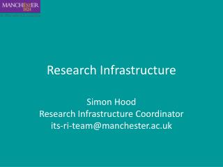 Research Infrastructure