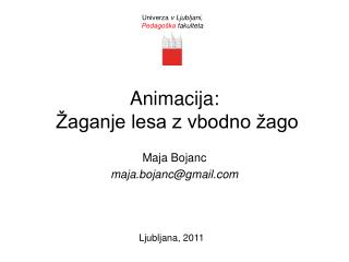Animacija: Žaganje lesa z vbodno žago