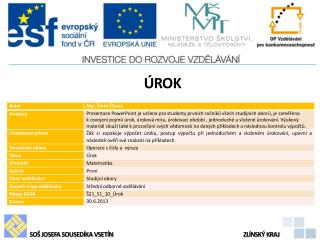 Úrok