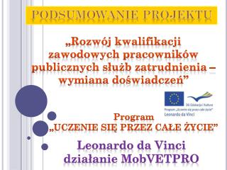 „Rozwój kwalifikacji zawodowych pracowników publicznych służb zatrudnienia – wymiana doświadczeń”