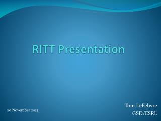 RITT Presentation