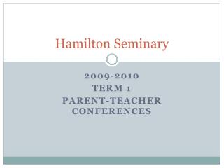 Hamilton Seminary