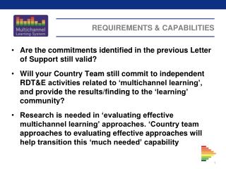 REQUIREMENTS &amp; CAPABILITIES