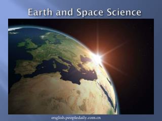 Earth and Space Science