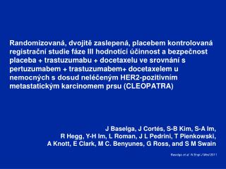Baselga et al . N Engl J Med 2011