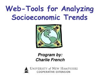 Web-Tools for Analyzing Socioeconomic Trends