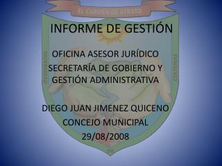 INFORME DE GESTIÓN