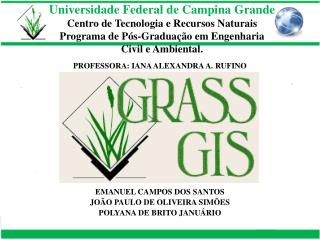 Universidade Federal de Campina Grande Centro de Tecnologia e Recursos Naturais