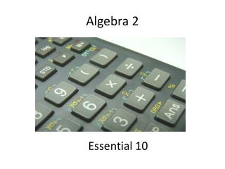 Algebra 2