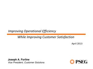 Improving Operational Efficiency