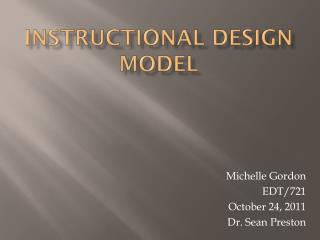 Instructional Design Model